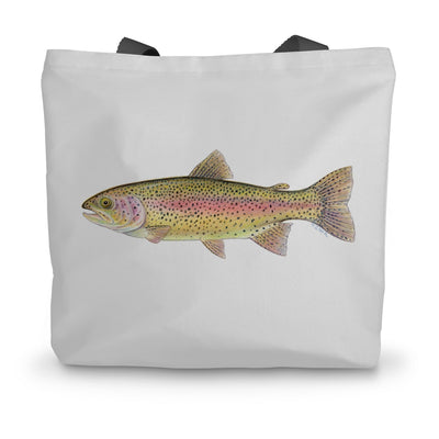 Rainbow Trout Canvas Tote Bag