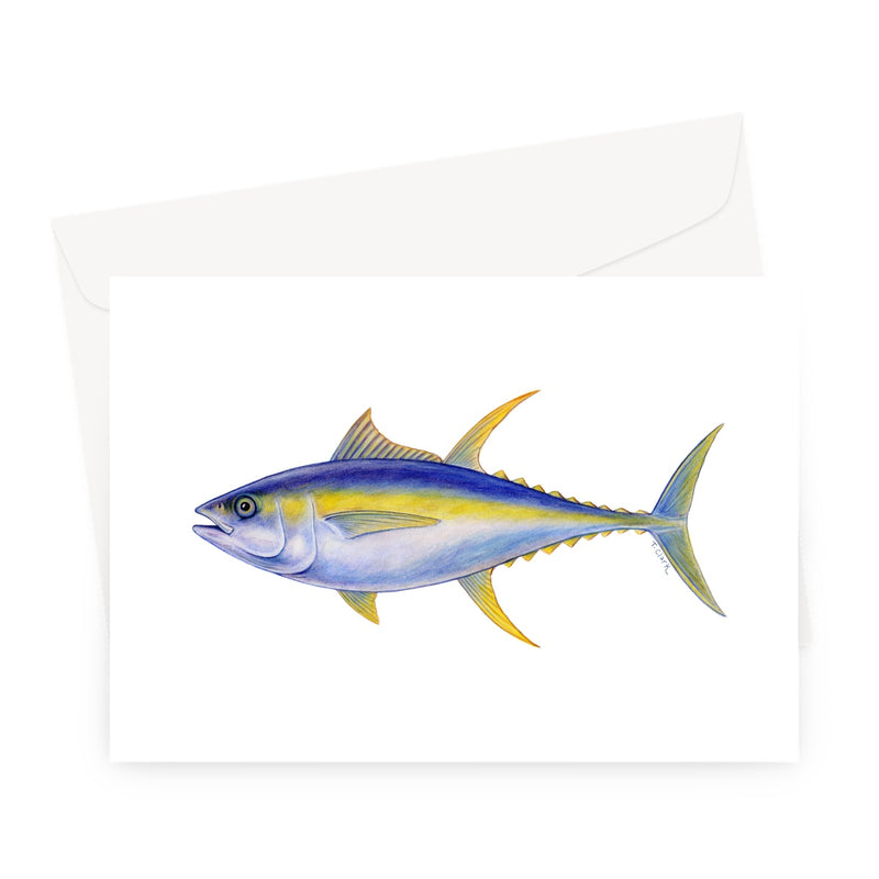 Yellowfin Tuna Greeting Card