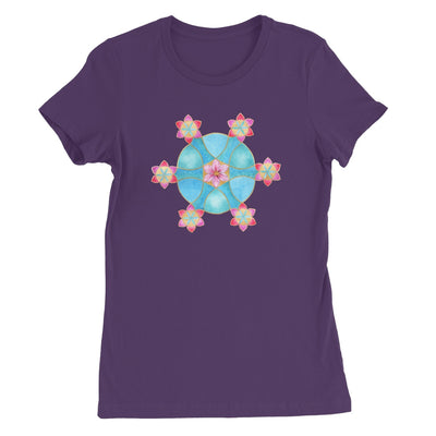 Spinning Sixes & Clematis  Women's Favourite T-Shirt