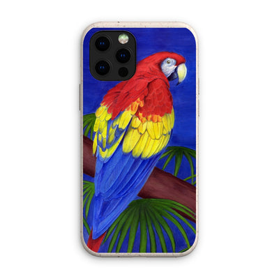 Scarlet Red Macaw Eco Phone Case