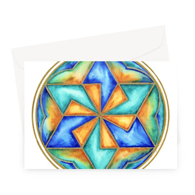 Star Mandala Greeting Card