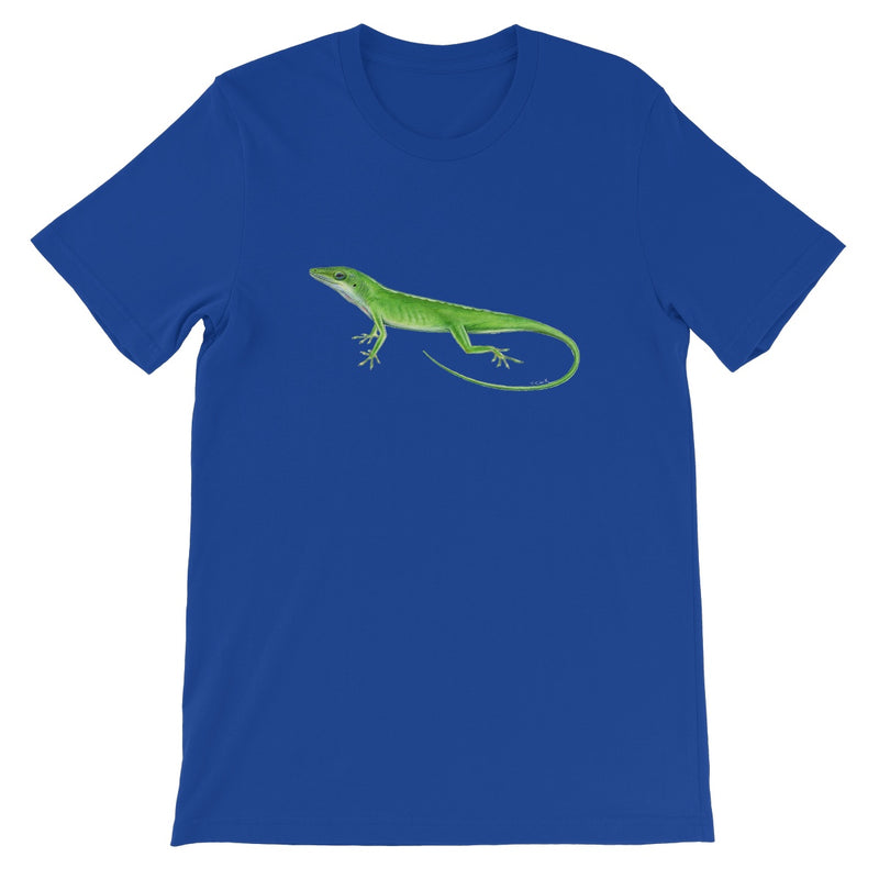 Green Anole Lizard Unisex Short Sleeve T-Shirt