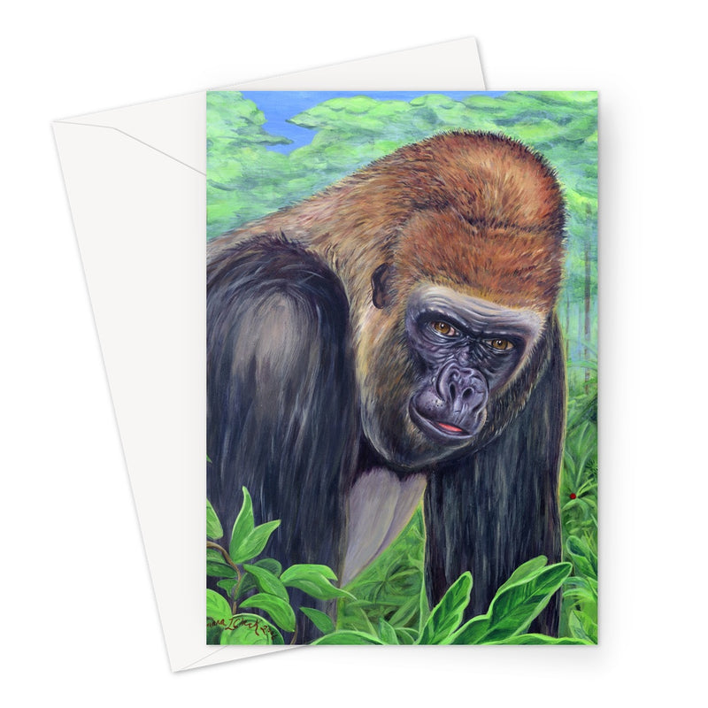 Gorilla gorilla  Greeting Card
