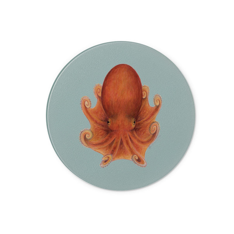 Northern Octopus Glass Chopping Board