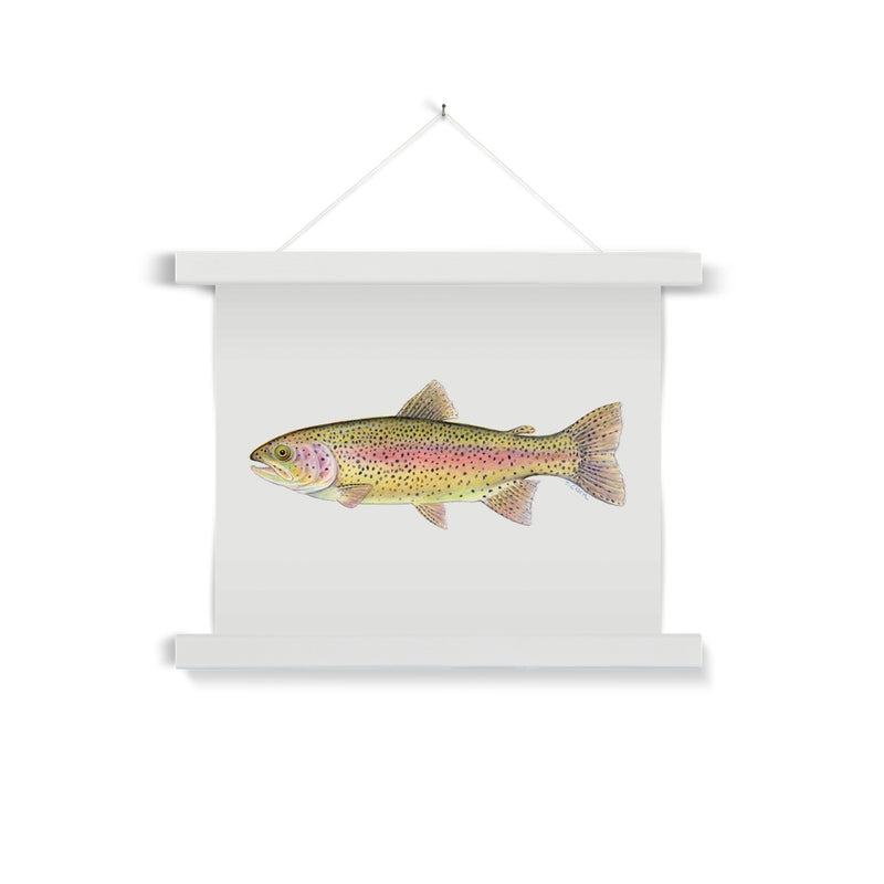 Rainbow Trout Fine Art Print with Hanger