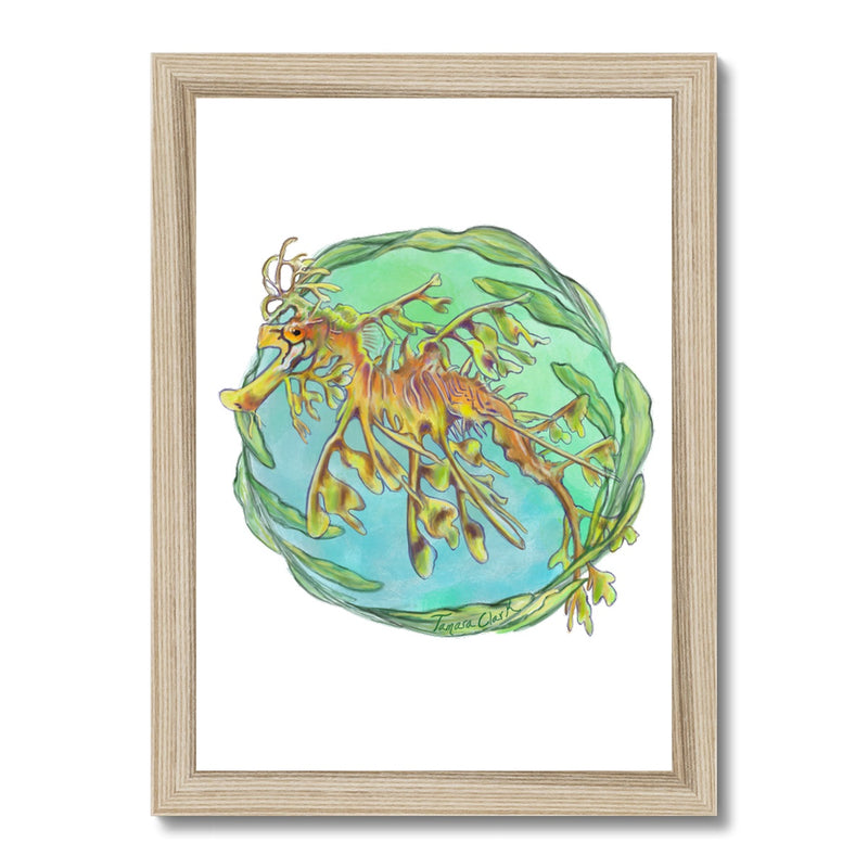 Seadragon Framed Print