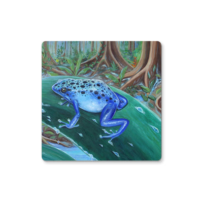 Blue Poison Dart Frog Coaster