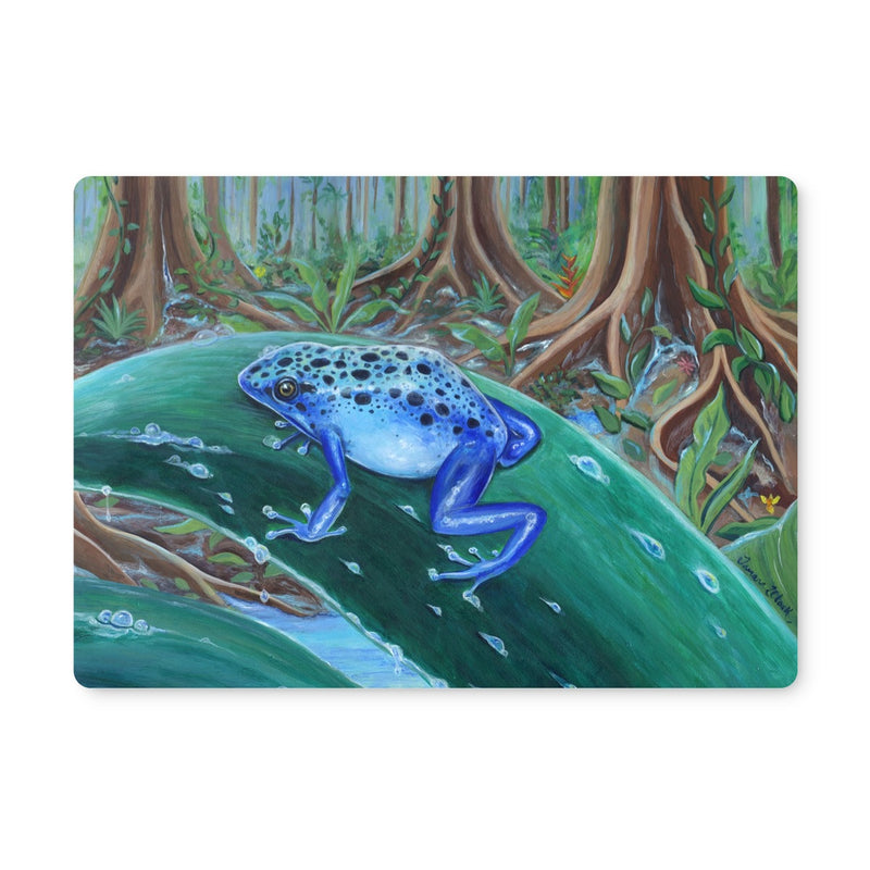 Blue Poison Dart Frog Placemat