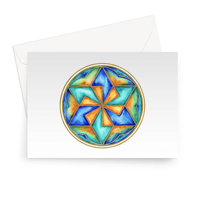 Star Mandala Greeting Card