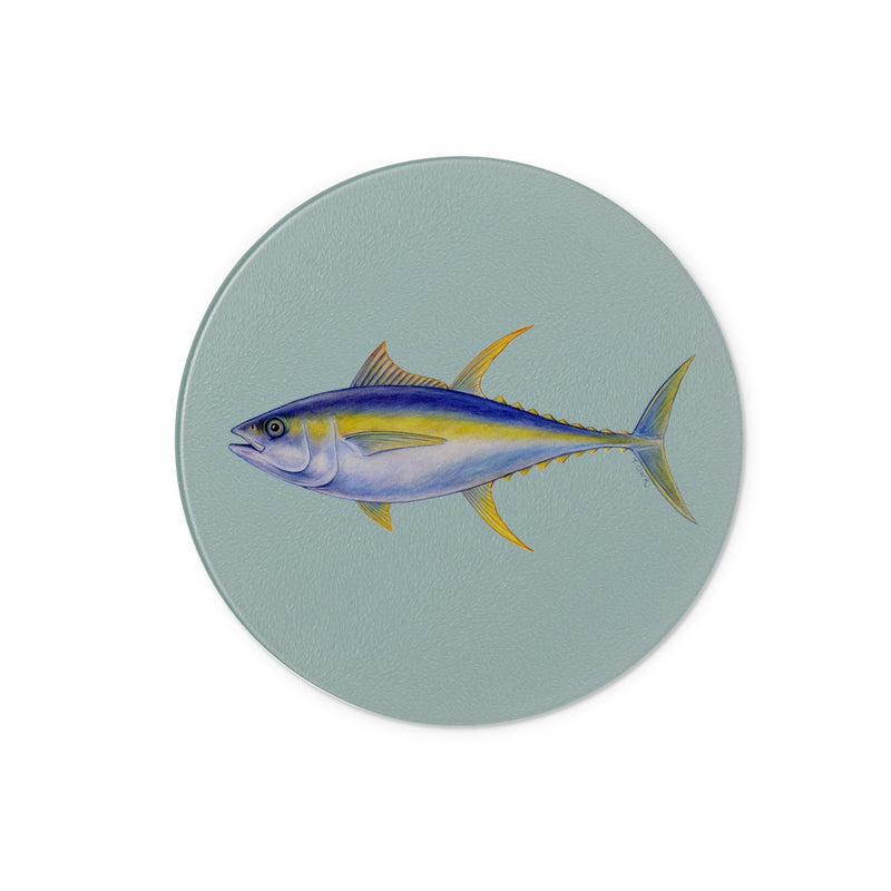 Yellowfin Tuna Glass Chopping Board