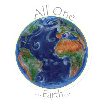 All One Earth Sticker