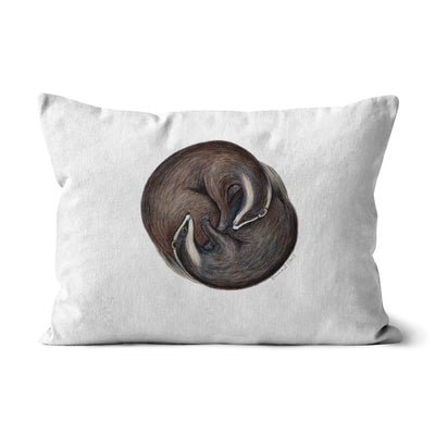 Yin Yang Badgers Cushion