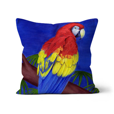 Scarlet Red Macaw Cushion