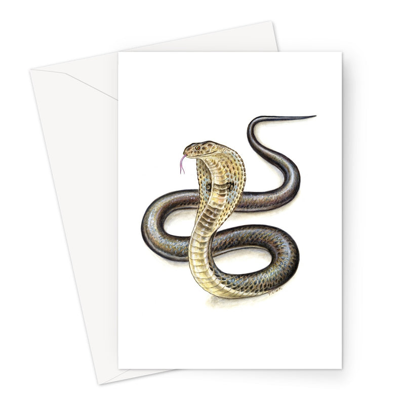 Indian Cobra Greeting Card