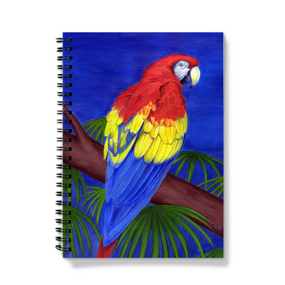 Scarlet Red Macaw Notebook