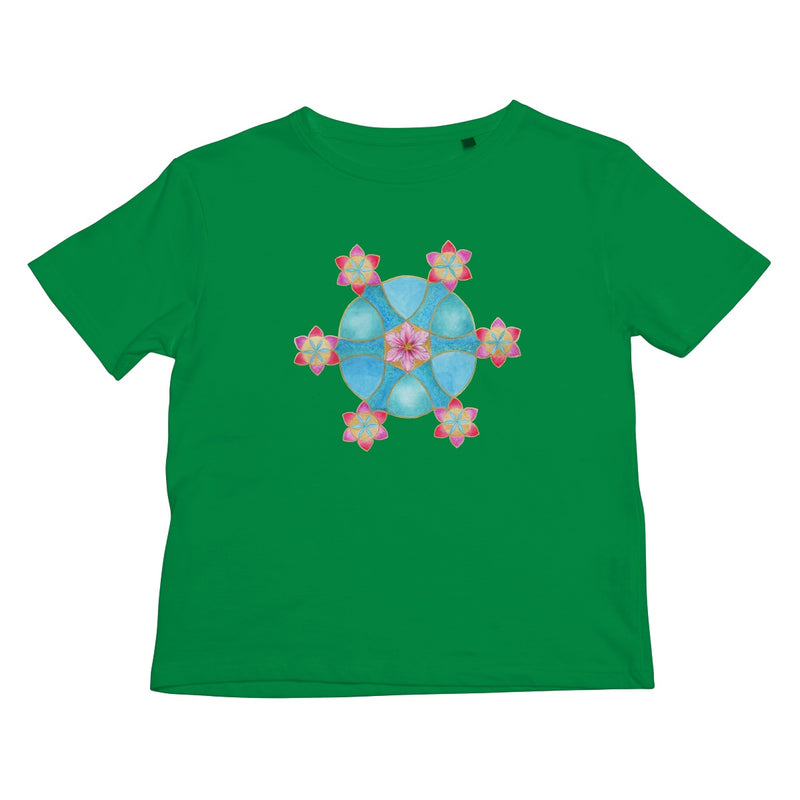 Spinning Sixes & Clematis  Kids T-Shirt