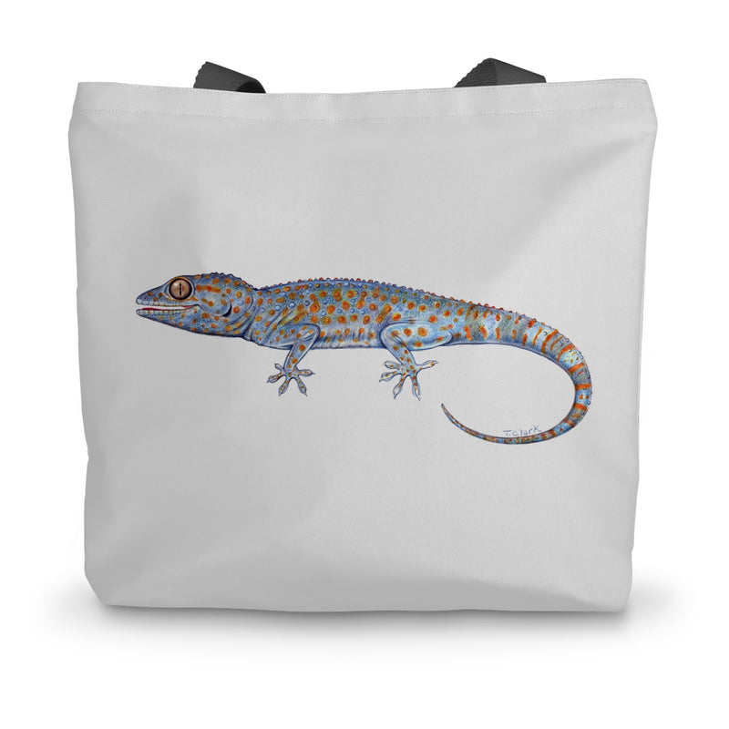 Tokay Gecko Canvas Tote Bag