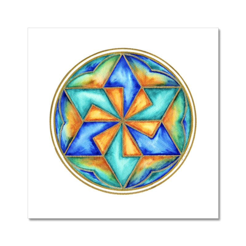 Star Mandala Fine Art Print