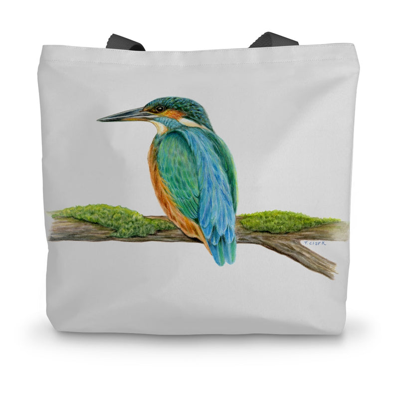 Kingfisher Canvas Tote Bag