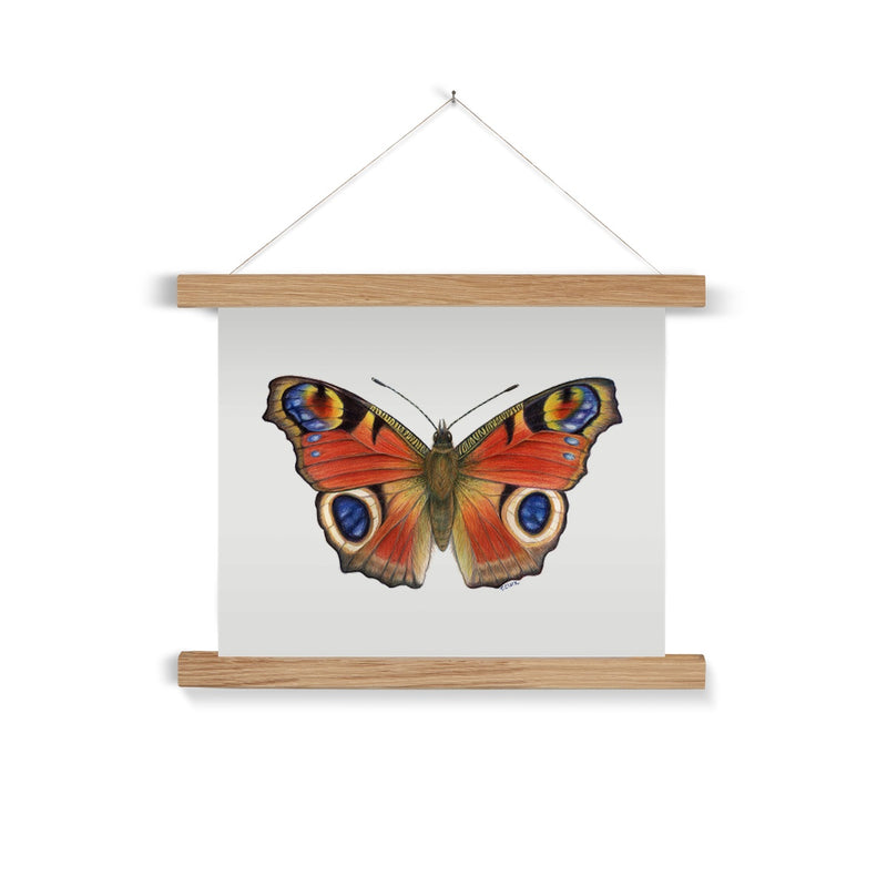 Peacock Butterfly Fine Art Print with Hanger