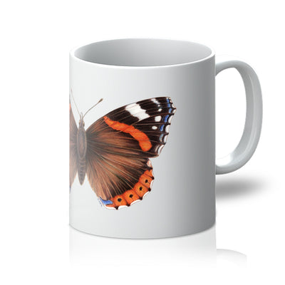 Red Admiral Butterfly Mug