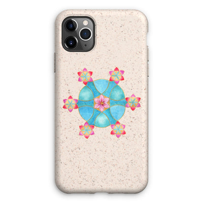 Spinning Sixes & Clematis  Eco Phone Case